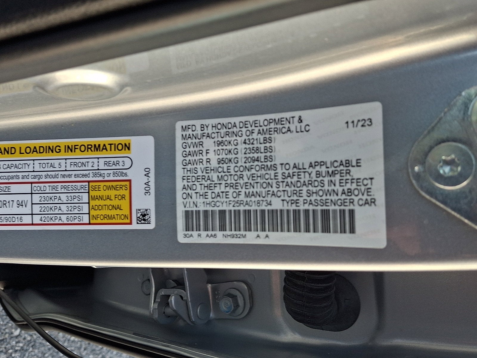 2024 Honda Accord Sedan LX