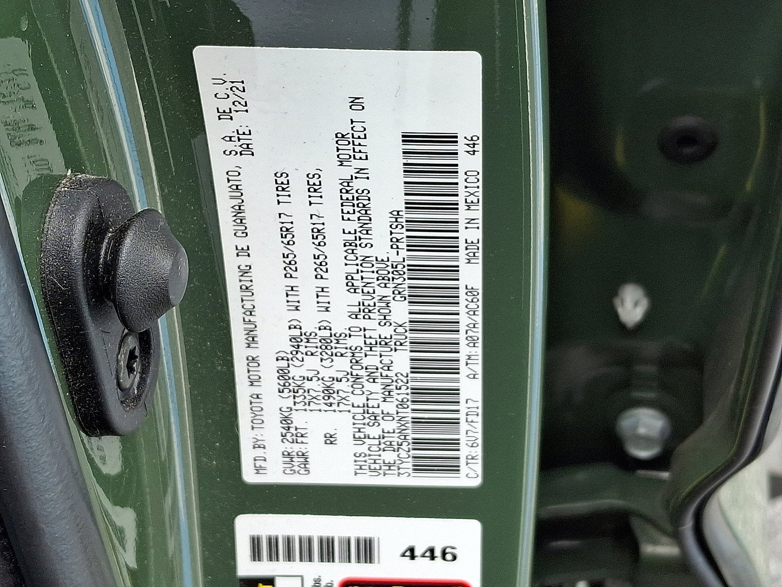 2022 Toyota Tacoma 4WD SR
