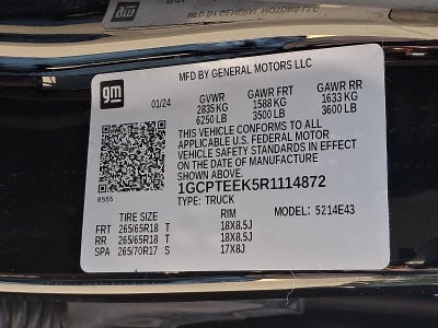 2024 Chevrolet Colorado Crew Cab Short Box 4-Wheel Drive Trail Boss