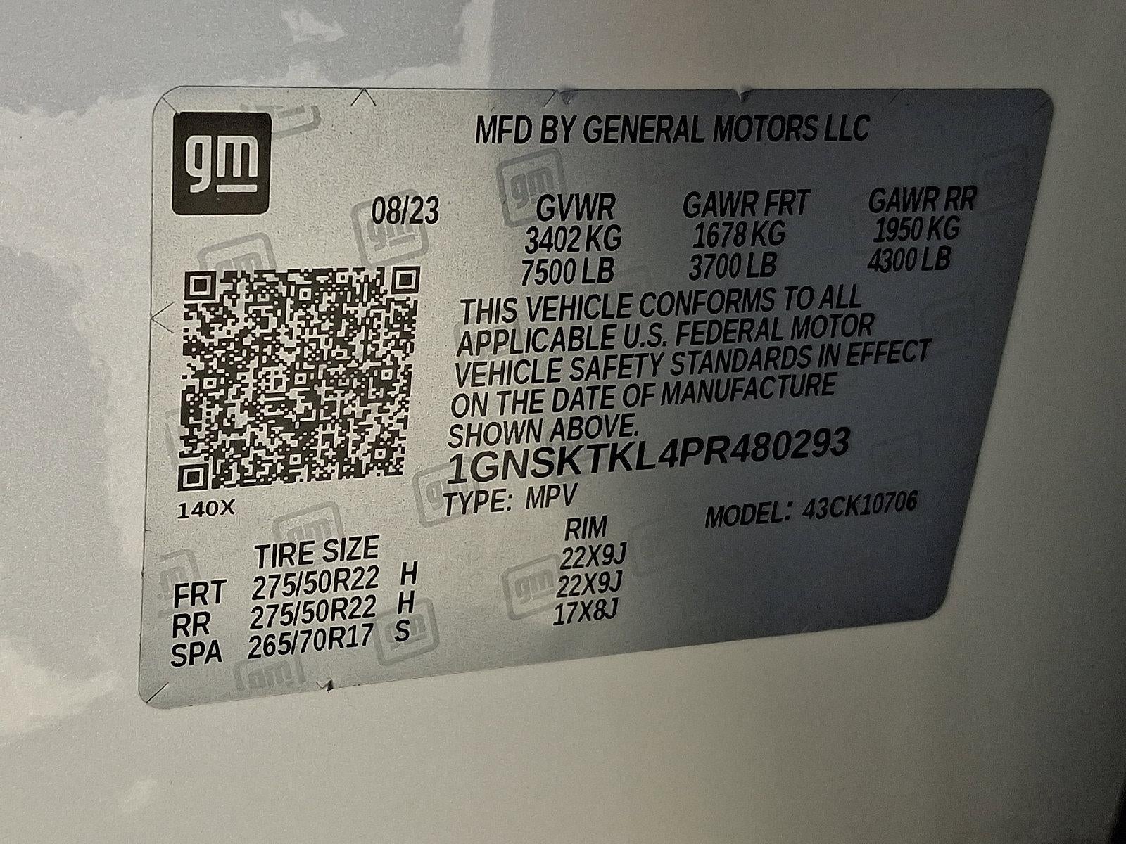 2023 Chevrolet Tahoe 4WD High Country