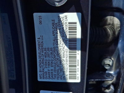 2023 Honda Accord Hybrid Touring Sedan w/o BSI
