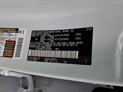 2026 Toyota Grand Highlander Hybrid MAX Limited AWD (Natl)