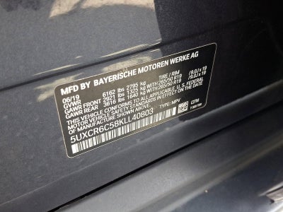 2019 BMW X5 xDrive40i Sports Activity Vehicle