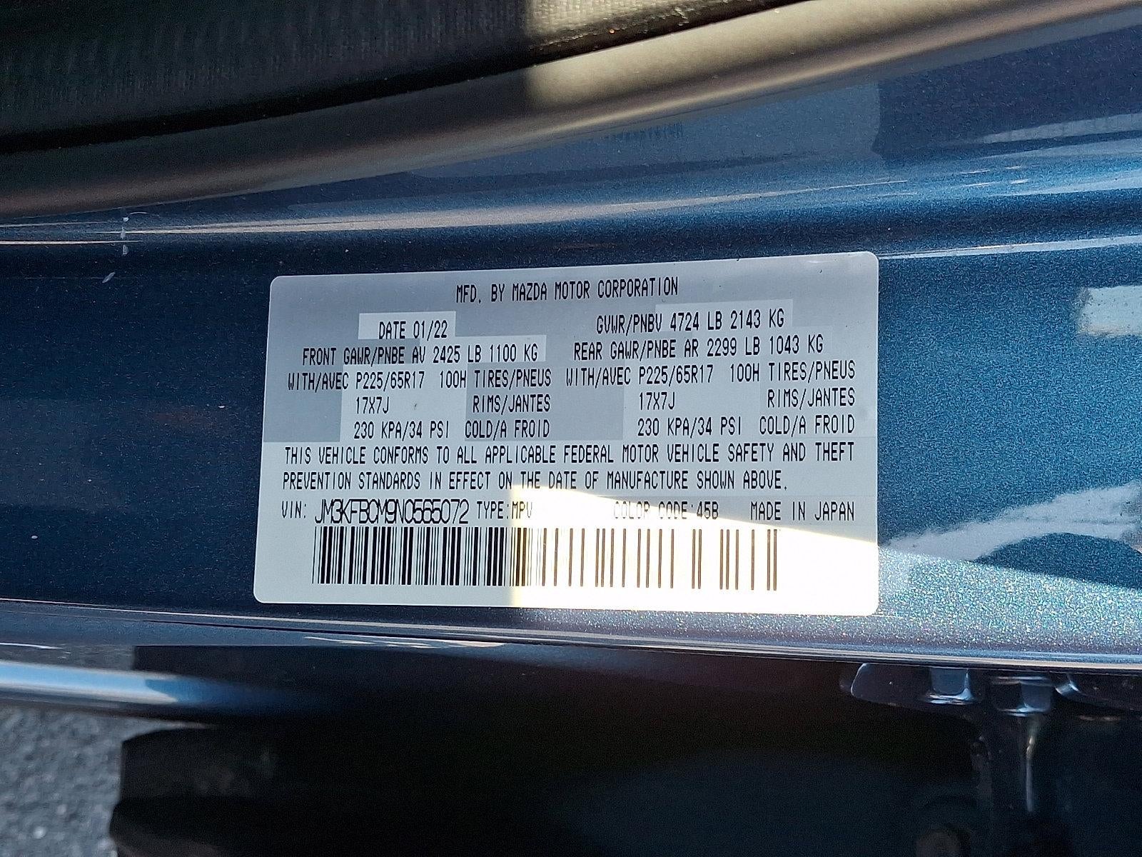 2022 Mazda Mazda CX-5 2.5 S Preferred Package AWD