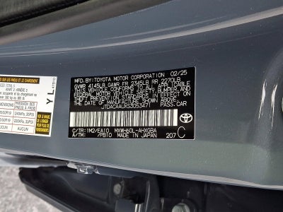 2025 Toyota Prius XLE (Natl)