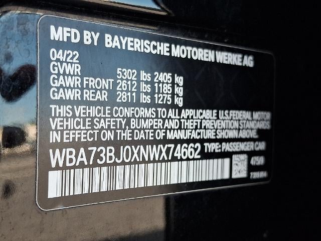 2022 BMW 540i xDrive Sedan