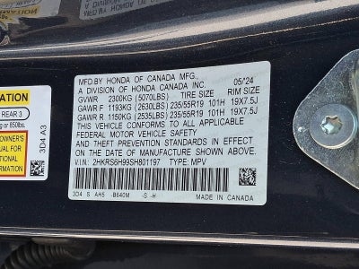2025 Honda CR-V Hybrid Sport Touring AWD