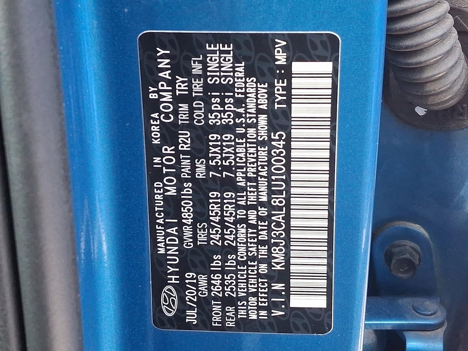 2020 Hyundai TUCSON Sport AWD