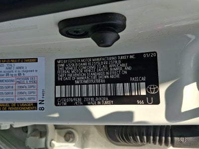 2020 Toyota C-HR XLE FWD (Natl)