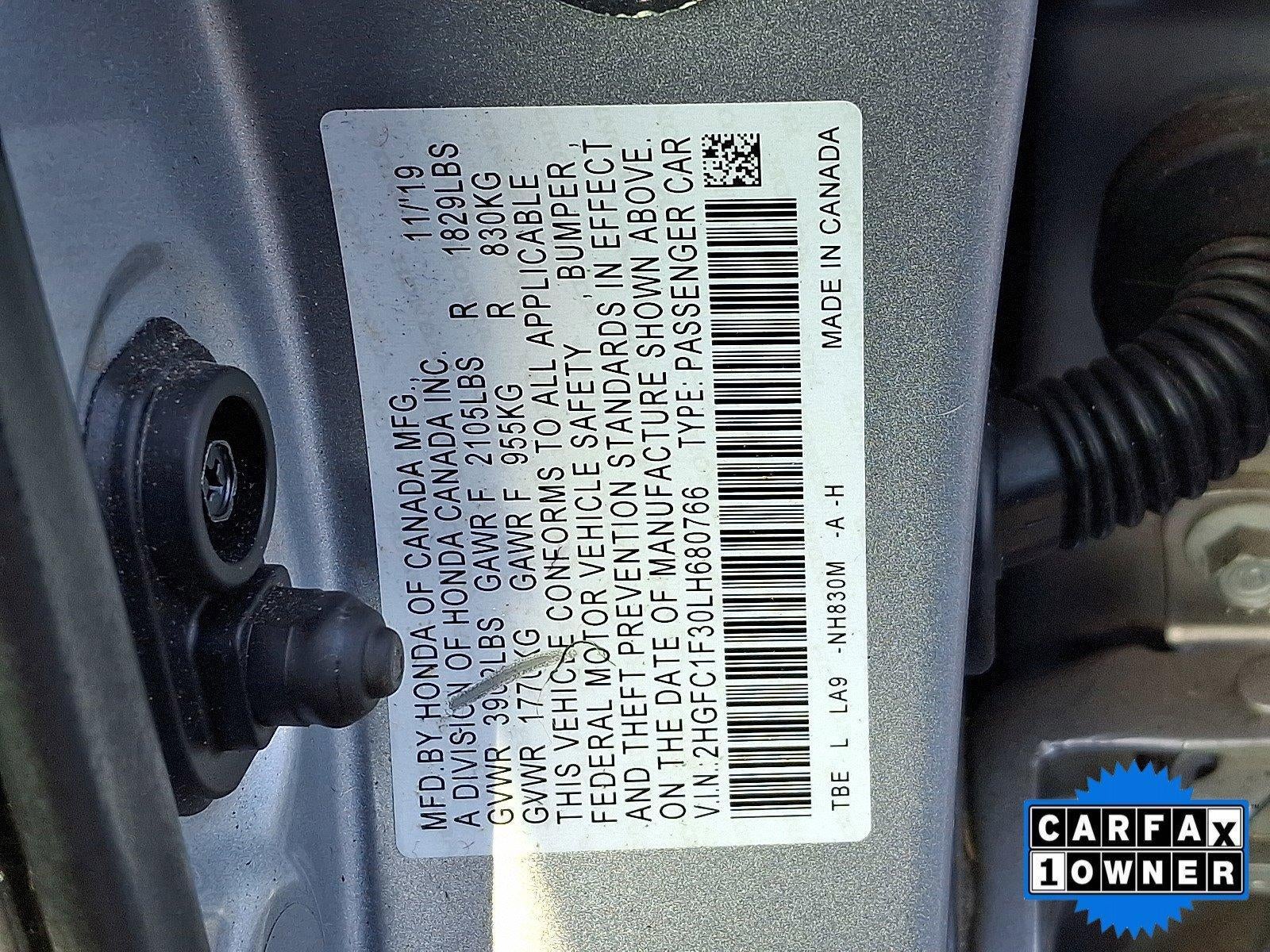 2020 Honda Civic Sedan EX CVT