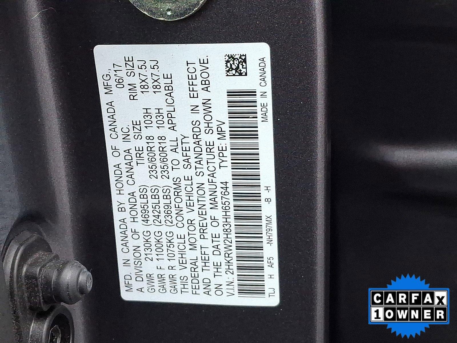 2017 Honda CR-V EX-L AWD