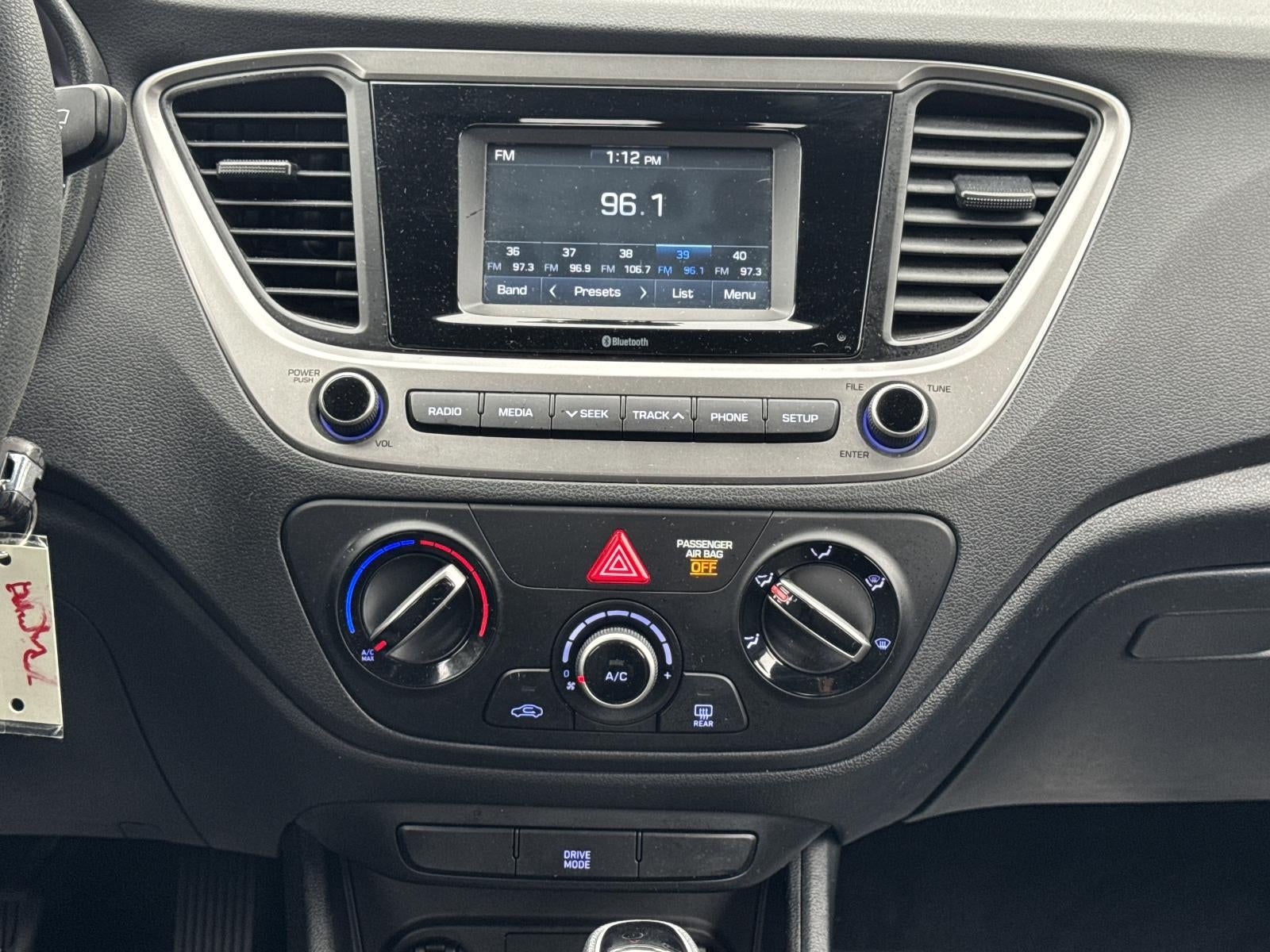 2019 Hyundai ACCENT SE Sedan Auto