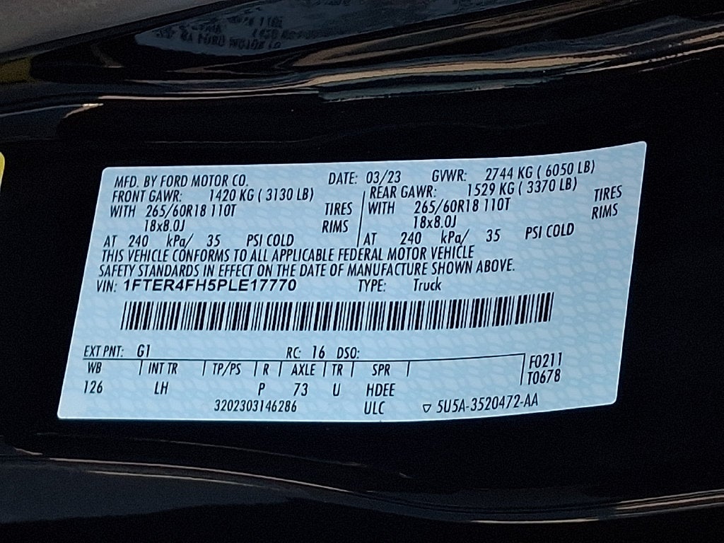 2023 Ford Ranger XLT