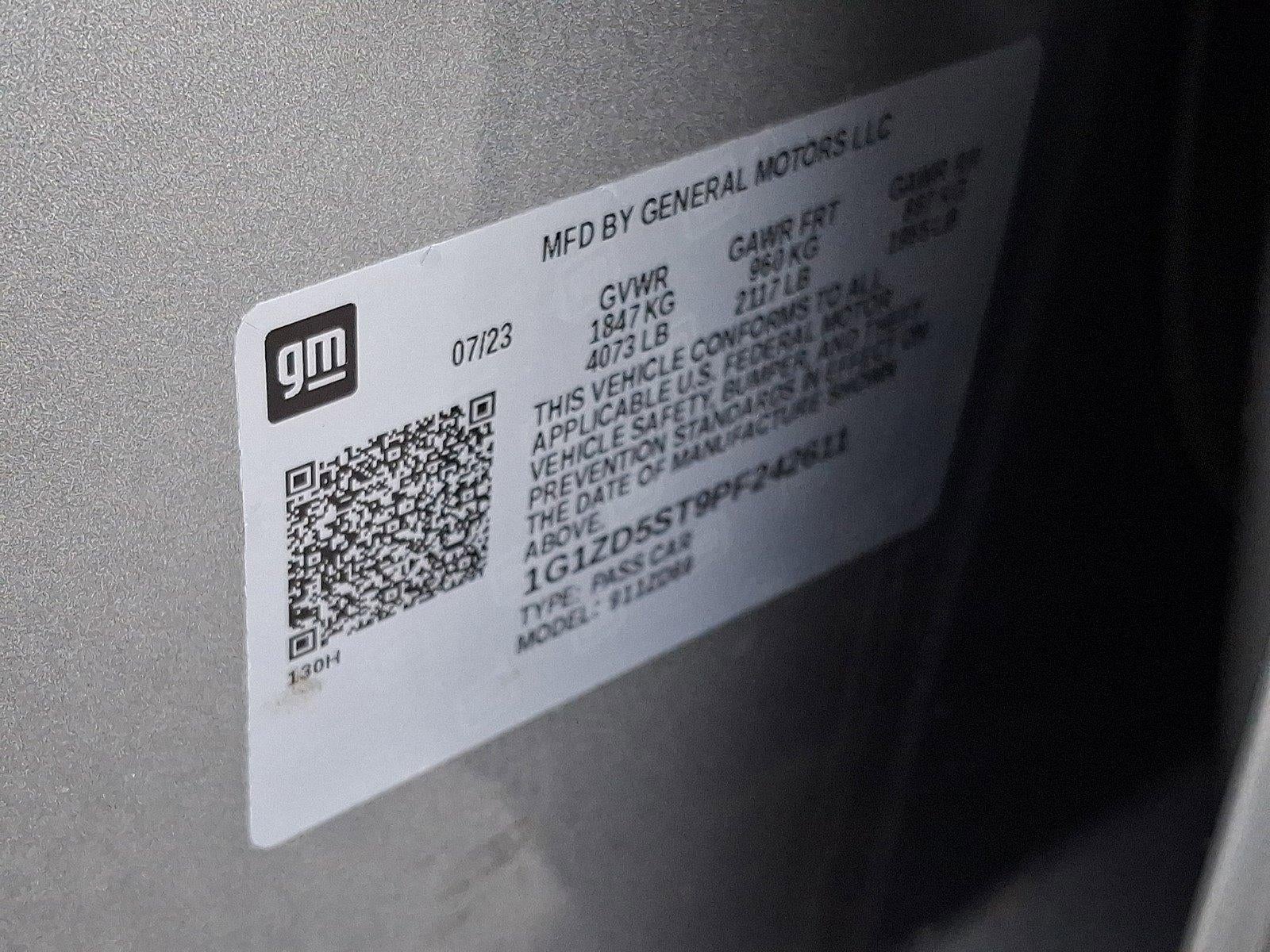 2023 Chevrolet Malibu 4dr Sdn 1LT