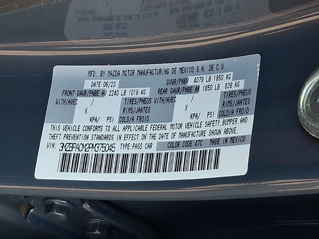 2023 Mazda Mazda3 2.5 S Carbon Edition