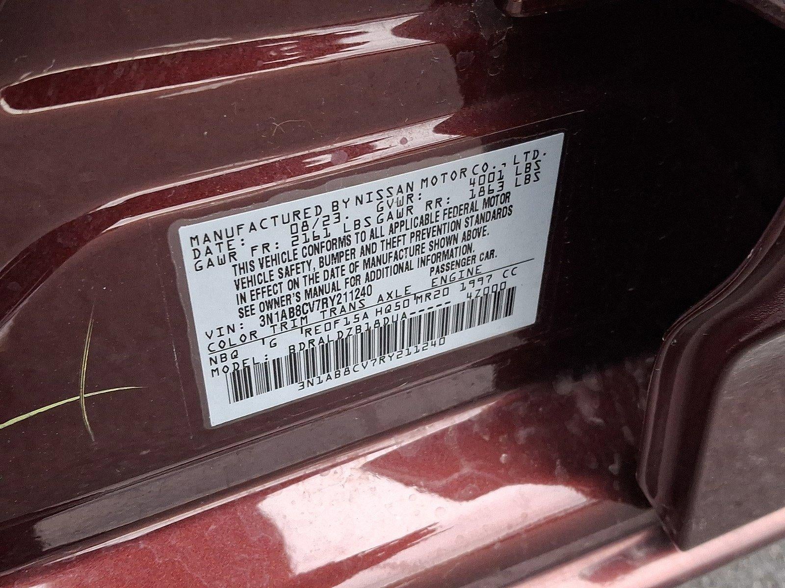 2024 Nissan Sentra SV CVT