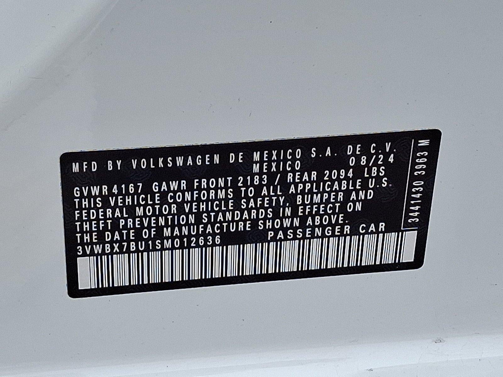2025 Volkswagen Jetta Sport Auto