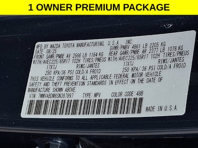 2025 Mazda Mazda CX-50 2.5 S Premium Package