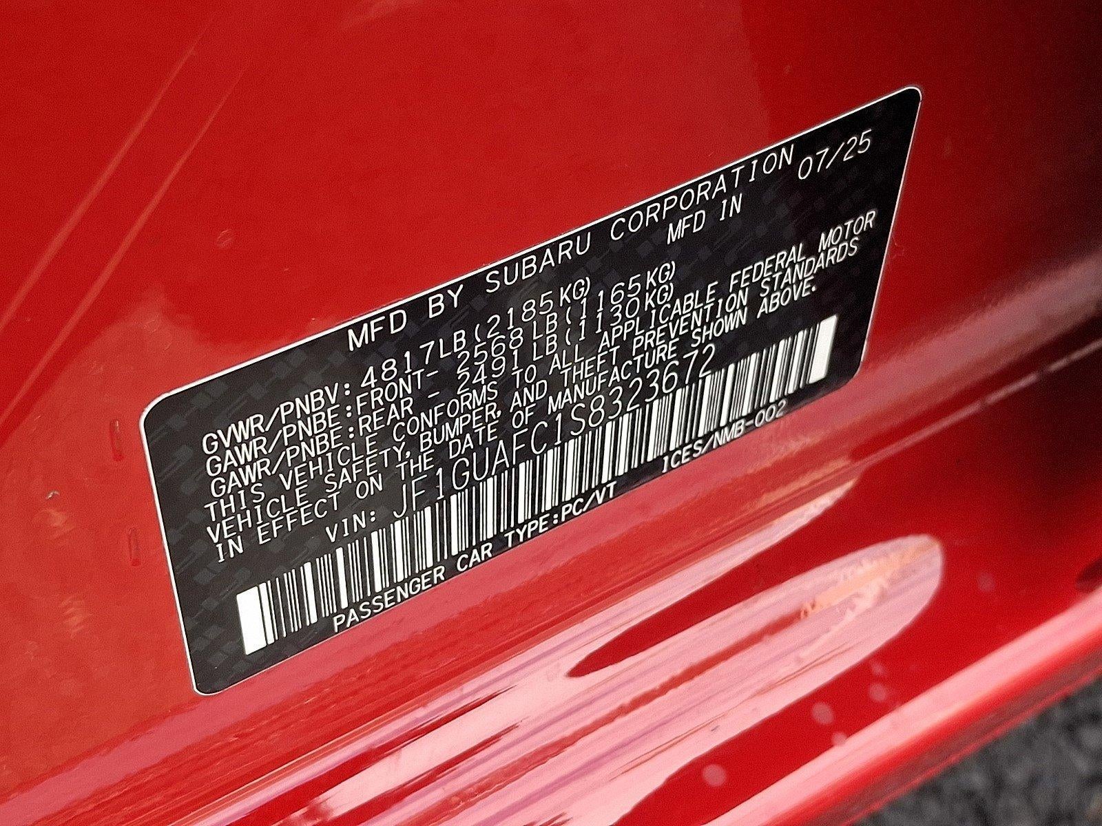 2025 Subaru Impreza Sport AWD