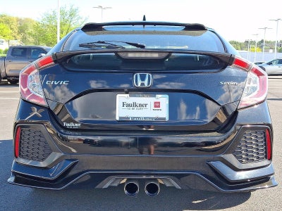 2017 Honda Civic Hatchback Sport CVT