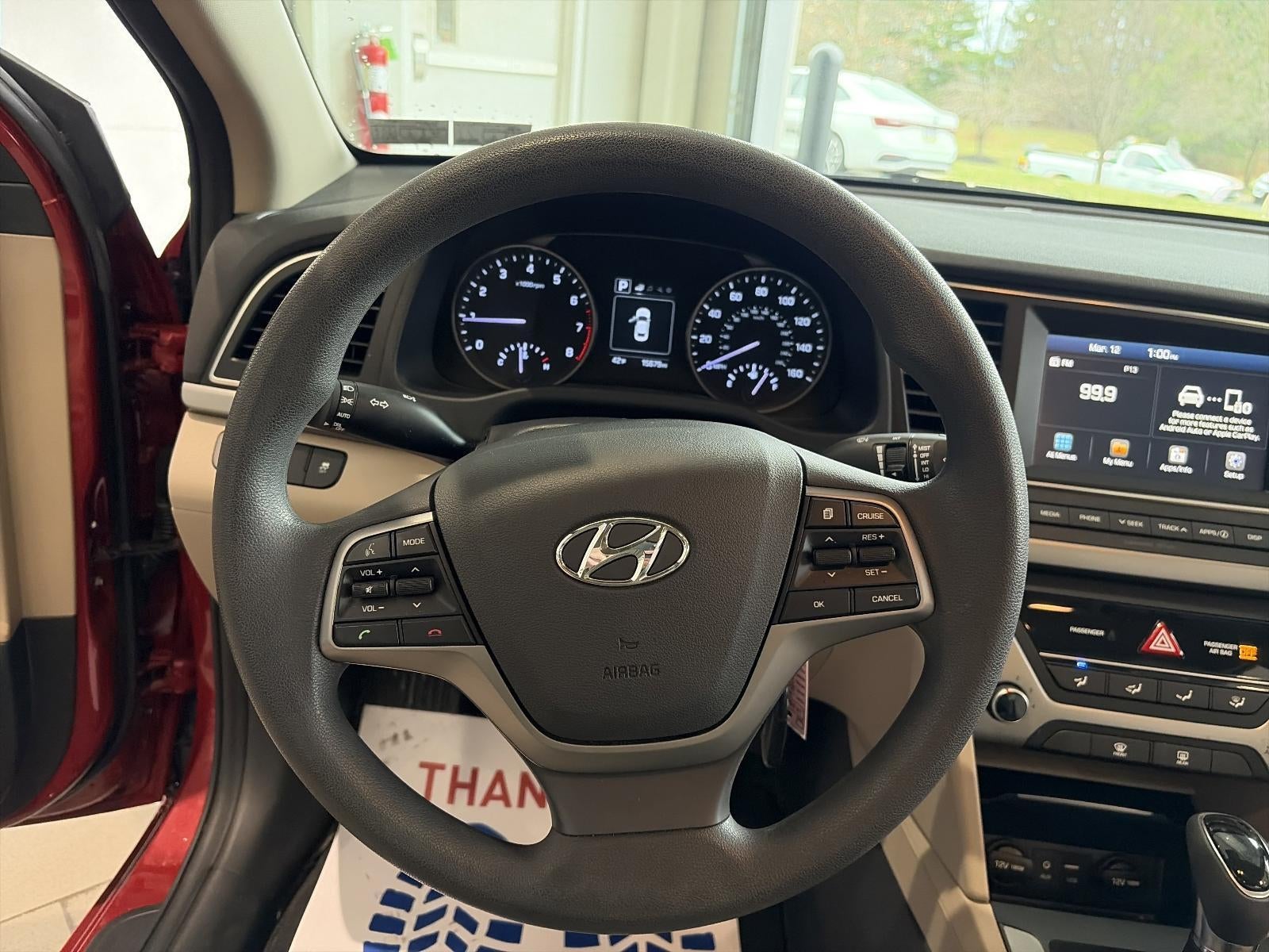 2018 Hyundai ELANTRA SEL 2.0L Auto