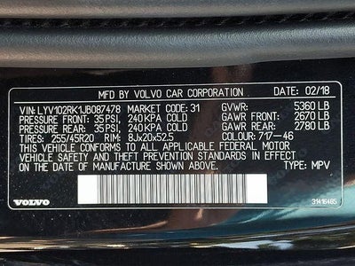 2018 Volvo XC60 T5 AWD Momentum