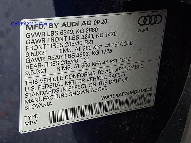 2021 Audi Q7 Premium Plus 55 TFSI quattro