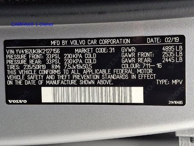 2019 Volvo XC40 T5 AWD Momentum