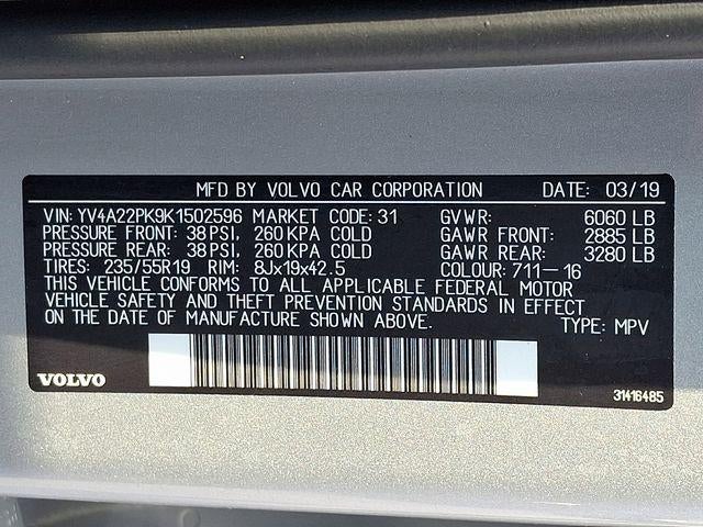 2019 Volvo XC90 T6 AWD Momentum