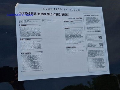 2023 Volvo XC60 B5 AWD Plus Bright Theme