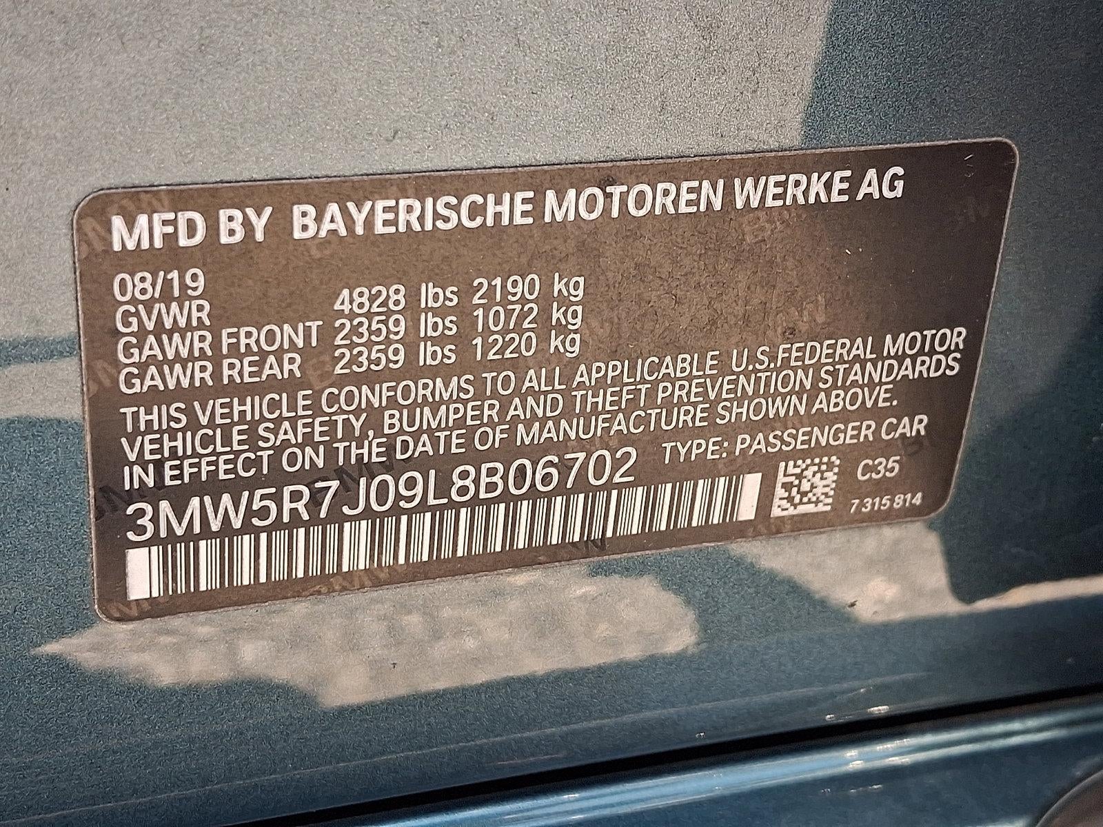 2020 BMW 330i xDrive Sedan North America
