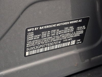 2026 BMW X3 30 xDrive Sports Activity Vehicle