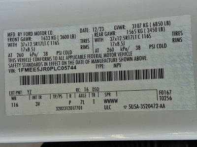 2023 Ford Bronco Raptor 4 Door Advanced 4x4