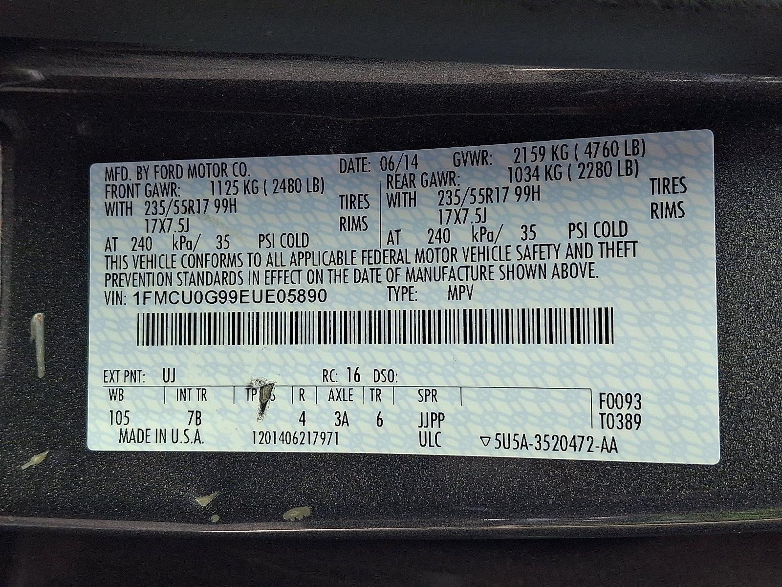2014 Ford Escape FWD 4dr SE