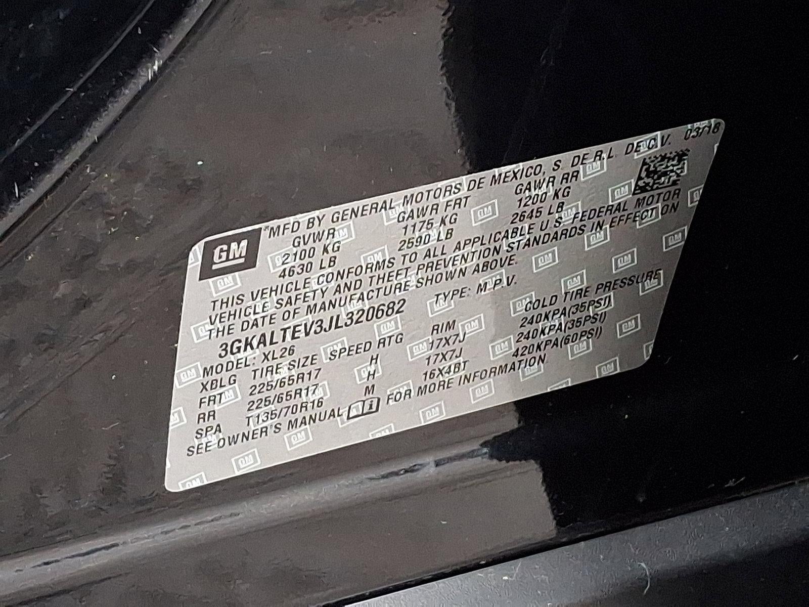 2018 GMC Terrain AWD SLE