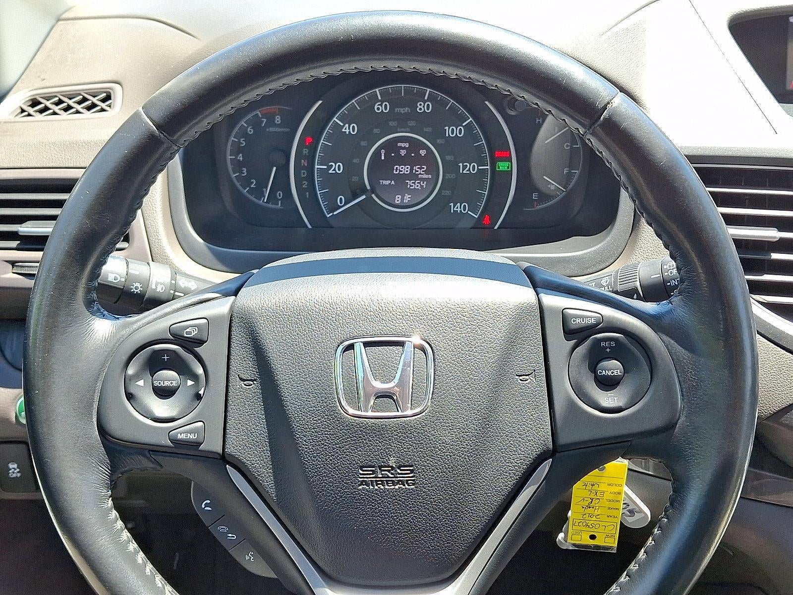 2012 Honda CR-V EX-L AWD with Navigation