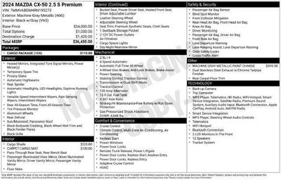 2024 Mazda Mazda CX-50 2.5 S Premium Package AWD