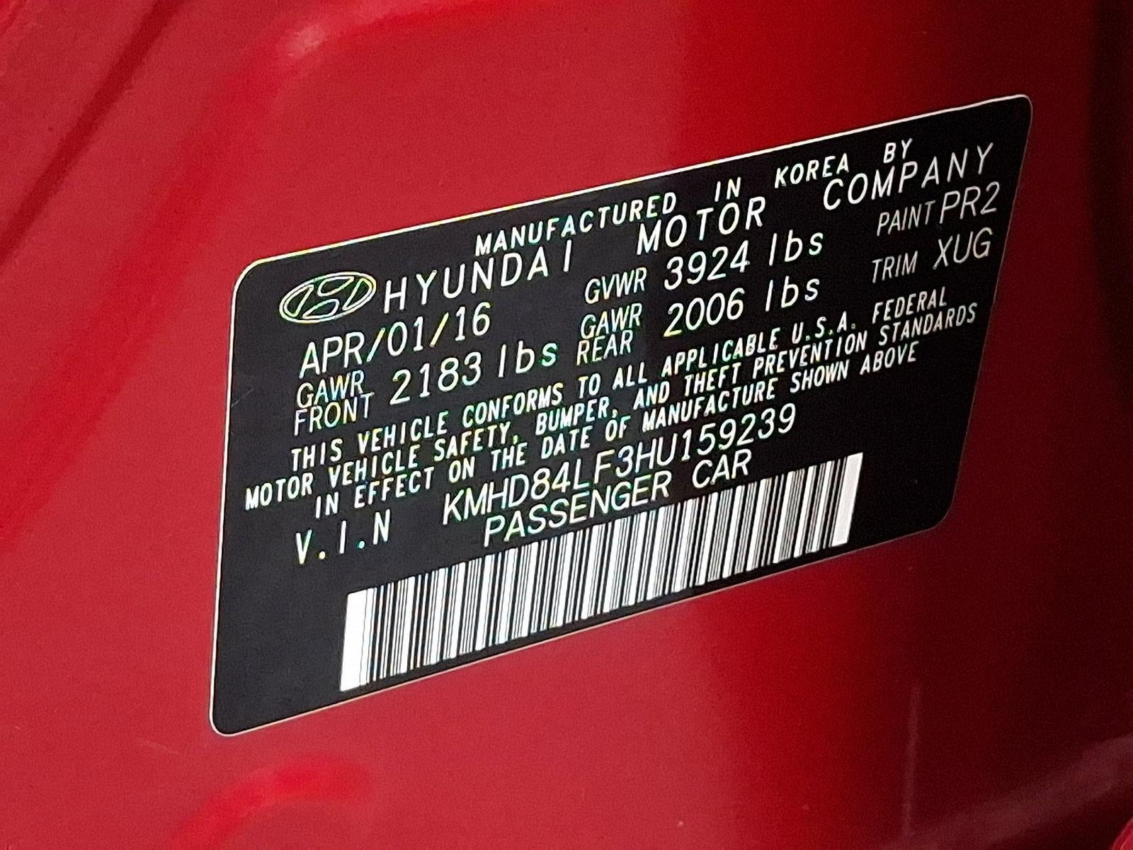 2017 Hyundai ELANTRA SE 2.0L Auto (Ulsan) *Ltd Avail*