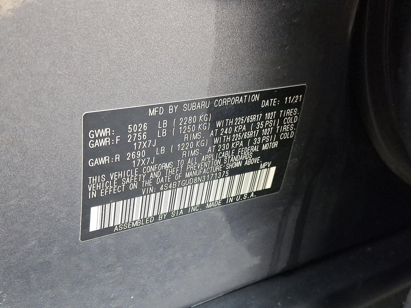 2022 Subaru Outback Wilderness CVT