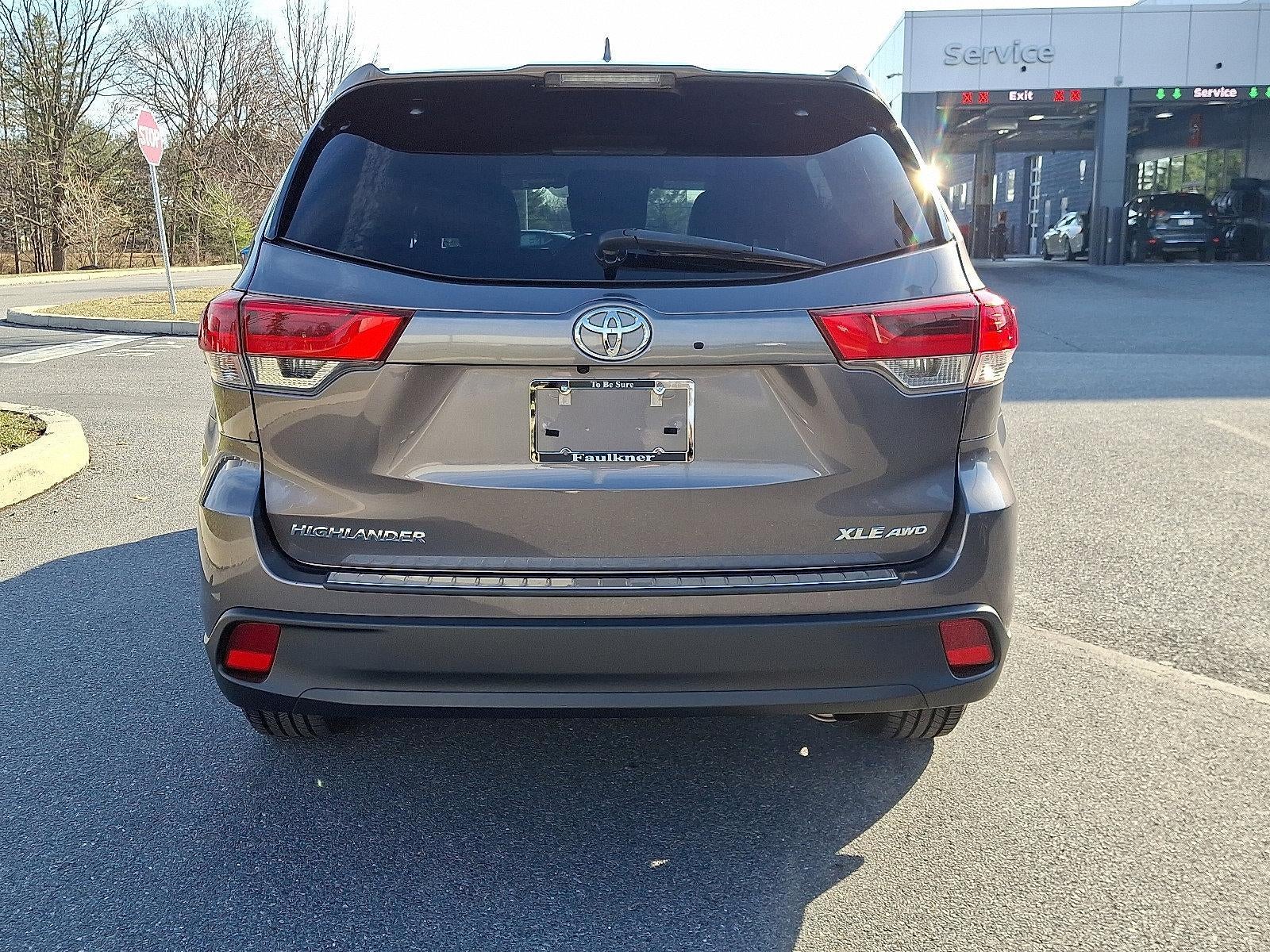 2019 Toyota Highlander XLE V6 AWD (Natl)