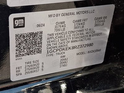 2024 Chevrolet Silverado 1500 LT (2FL)