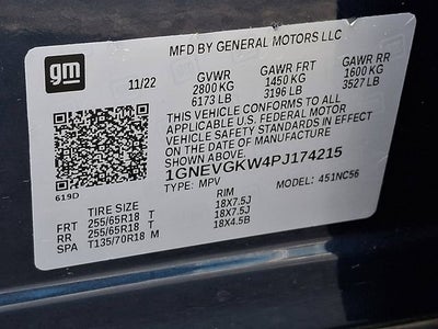 2023 Chevrolet Traverse LT Cloth