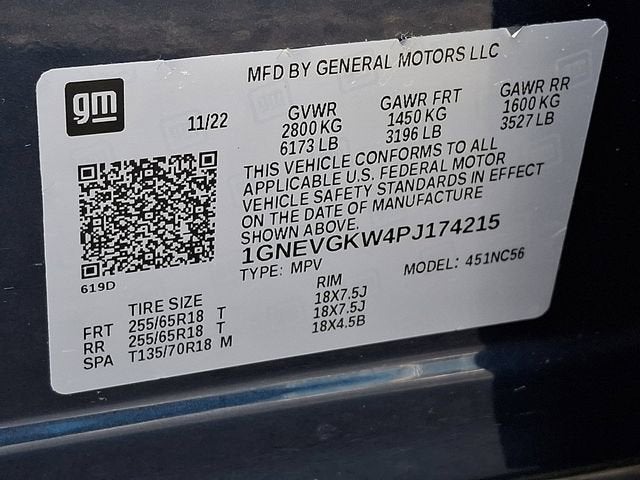 2023 Chevrolet Traverse LT Cloth