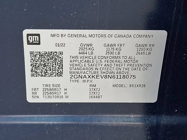 2022 Chevrolet Equinox LT
