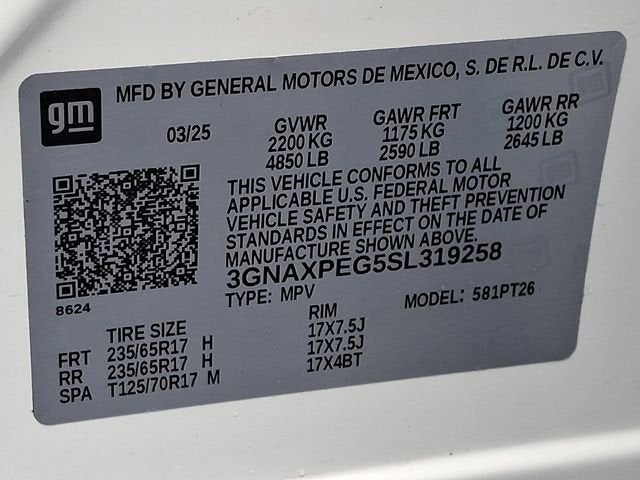 2025 Chevrolet Equinox LT