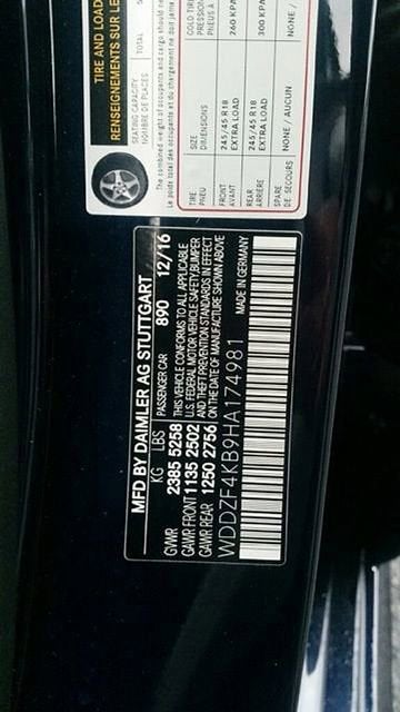 2017 Mercedes-Benz E-Class E 300 Luxury