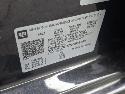 2022 GMC Sierra 1500 Crew Cab Short Box 4-Wheel Drive Elevation 3SB