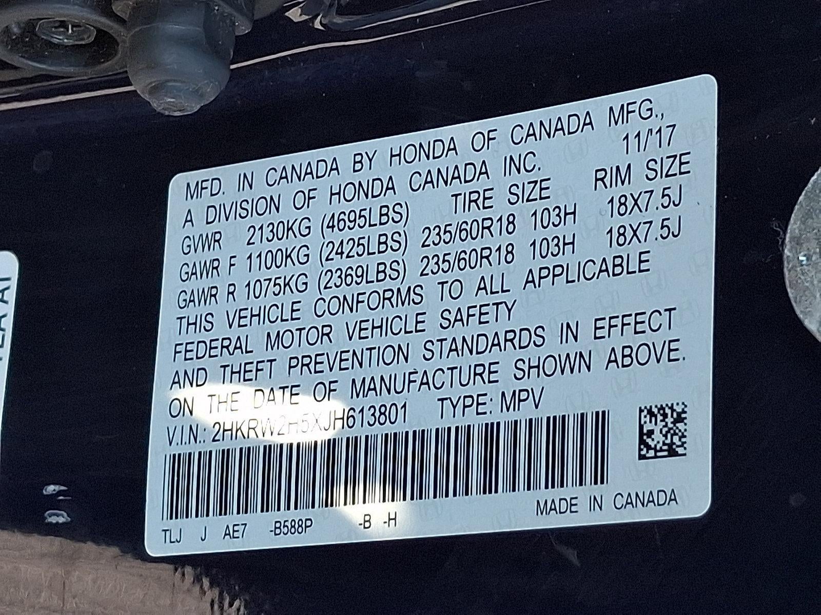 2018 Honda CR-V EX