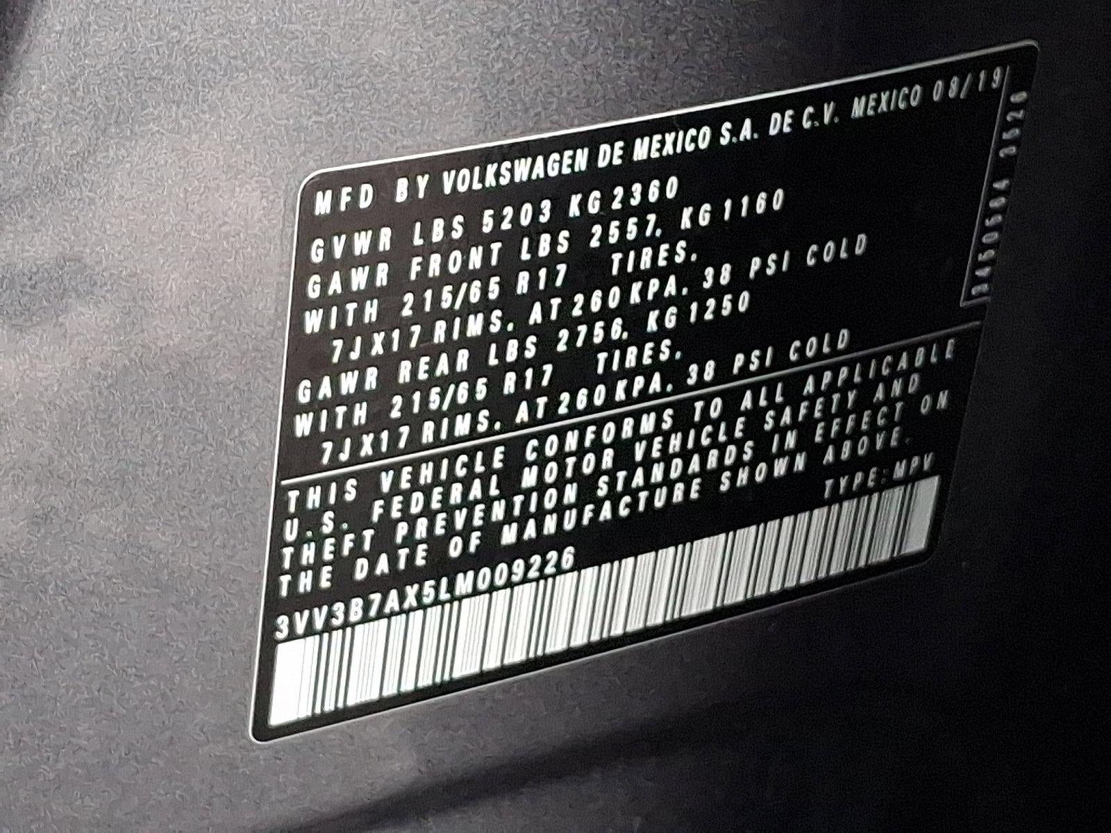 2020 Volkswagen Tiguan SE