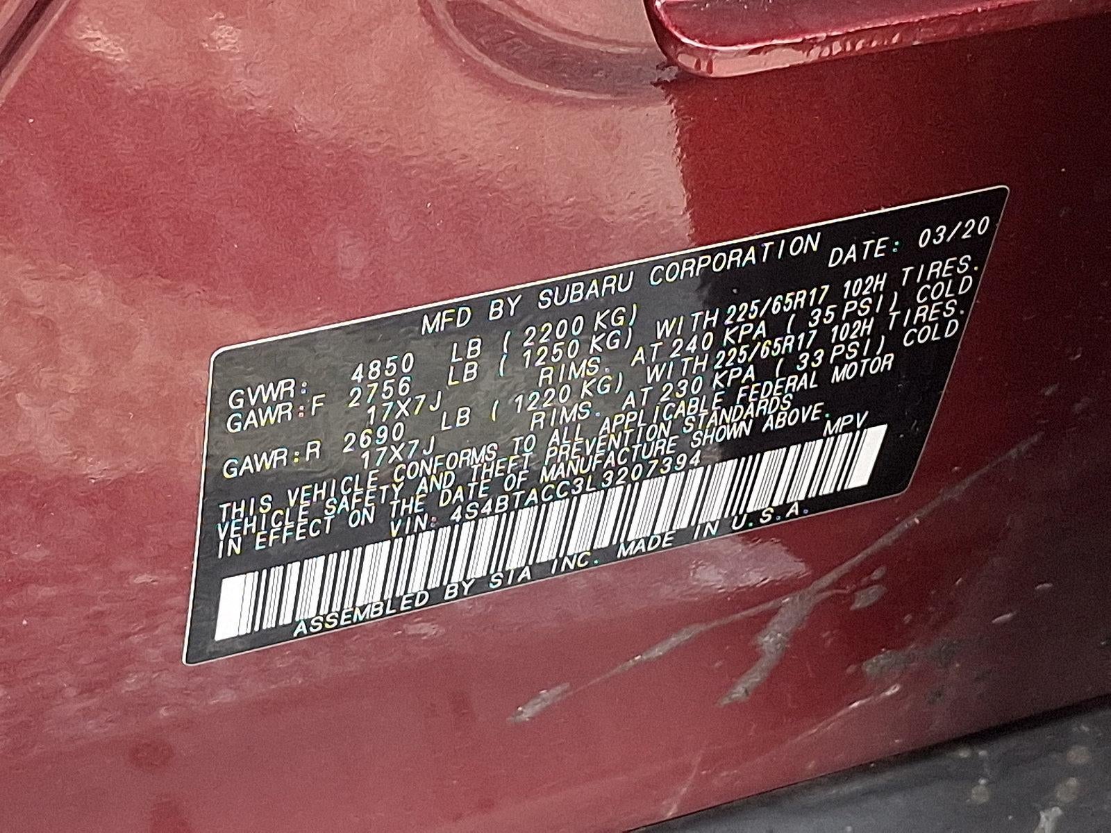 2020 Subaru Outback Premium